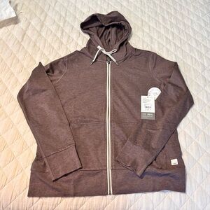 Vuori Halo Performance Hoodie 2.0, Fig Heather
